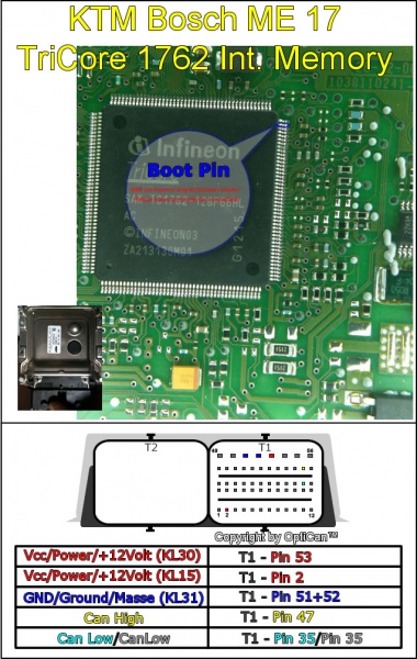 Bosch ME 17.8.42 (KTM) pinout diagram 1